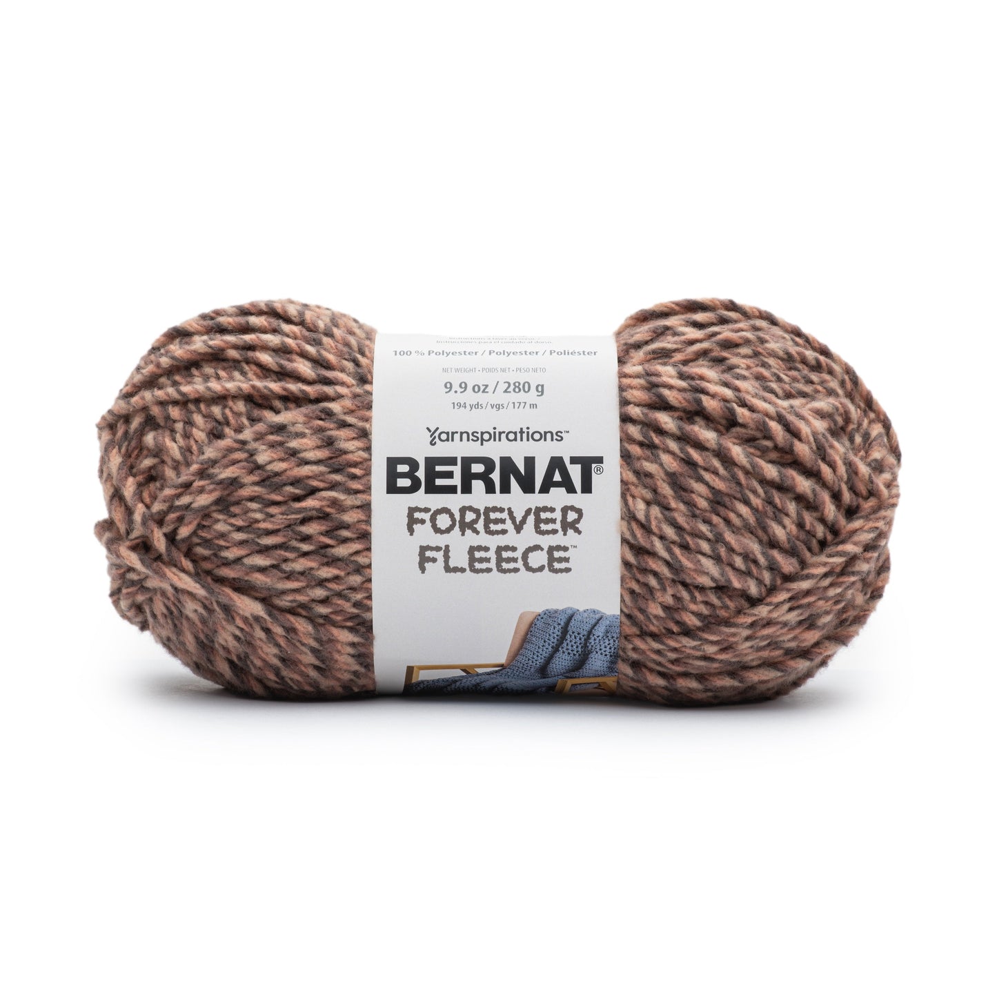 2 Ball Pack Bernat Forever Fleece Super Chunky Yarn 280g
