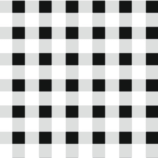 Microfibre Cotton Touch Fabric Roll 3m x 1.6m - Mono Gingham