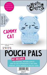 Knitty Critters - Pouch Pals V - Cammy Cat | DIY Amigurumi Crochet Kit