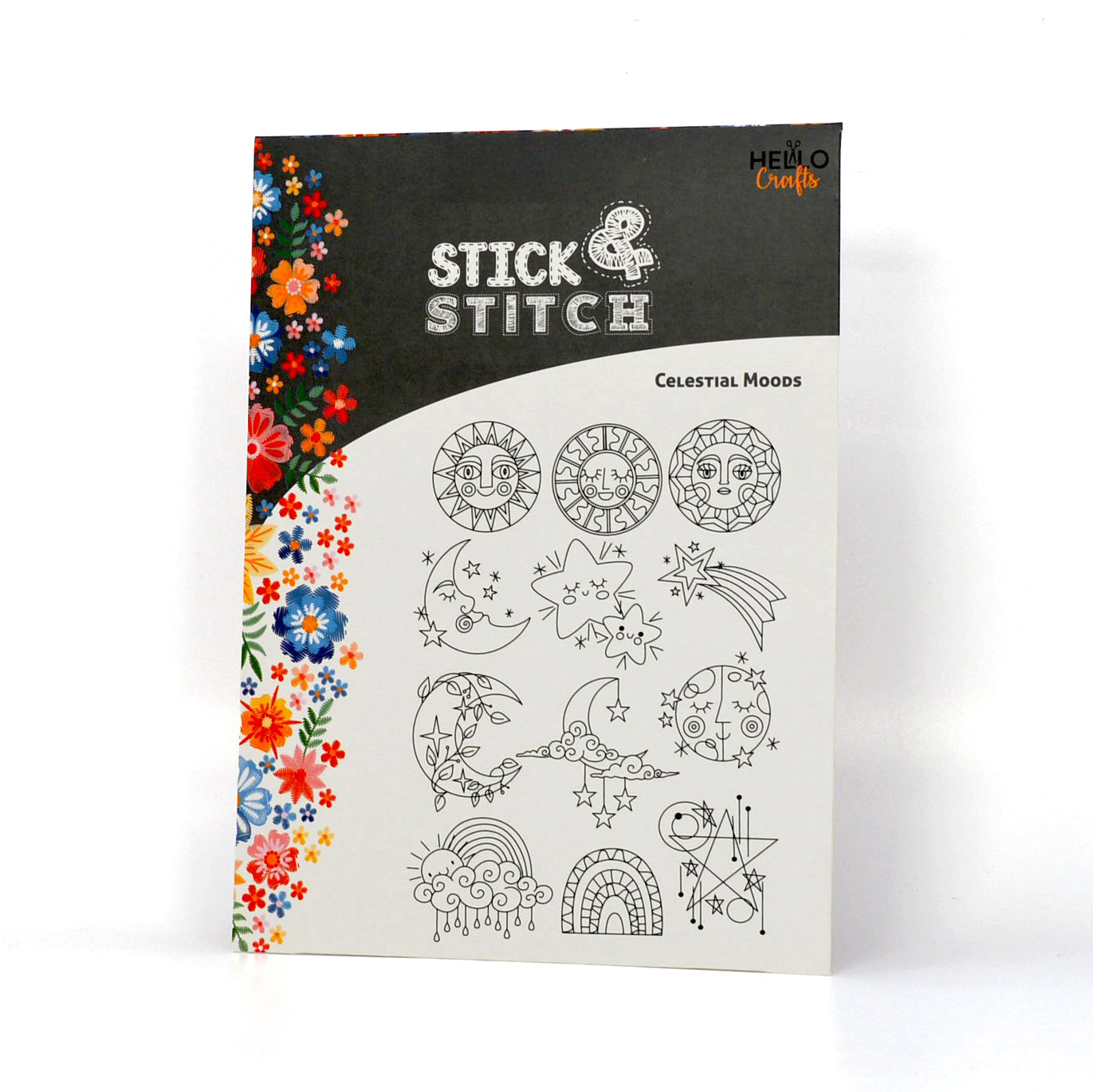 Stick & Stitch - Self Adhesive, Water Soluble Embroidery Templates - Celestial Moods