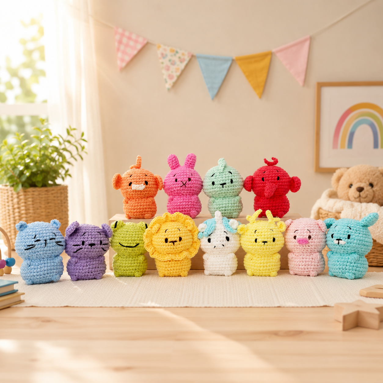 Knitty Critters - Pouch Pals V BUNDLE | DIY Amigurumi Crochet Kits