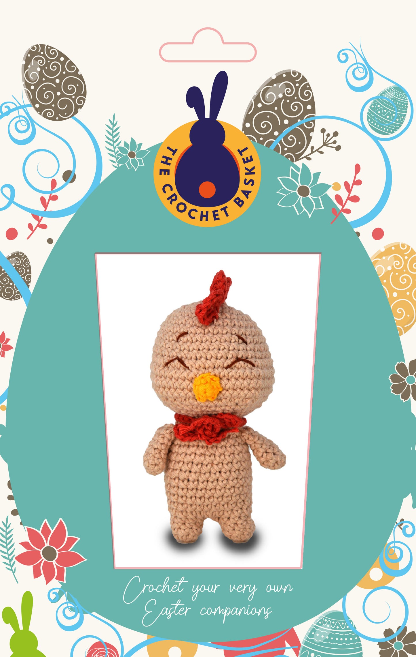Knitty Critters - Easter Amigurumi Crochet Kit - Little Chicken