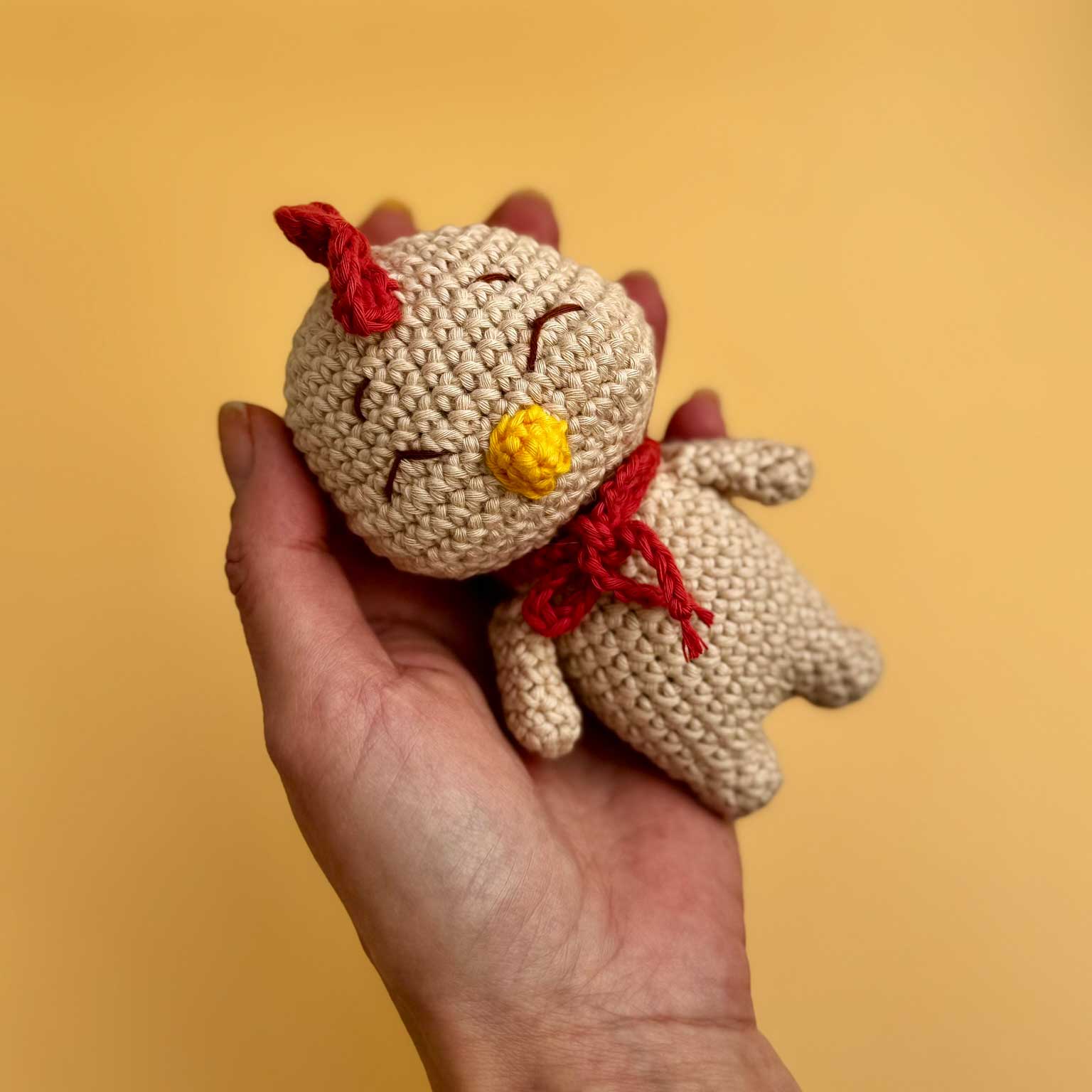 Knitty Critters - Easter Amigurumi Crochet Kit - Little Chicken