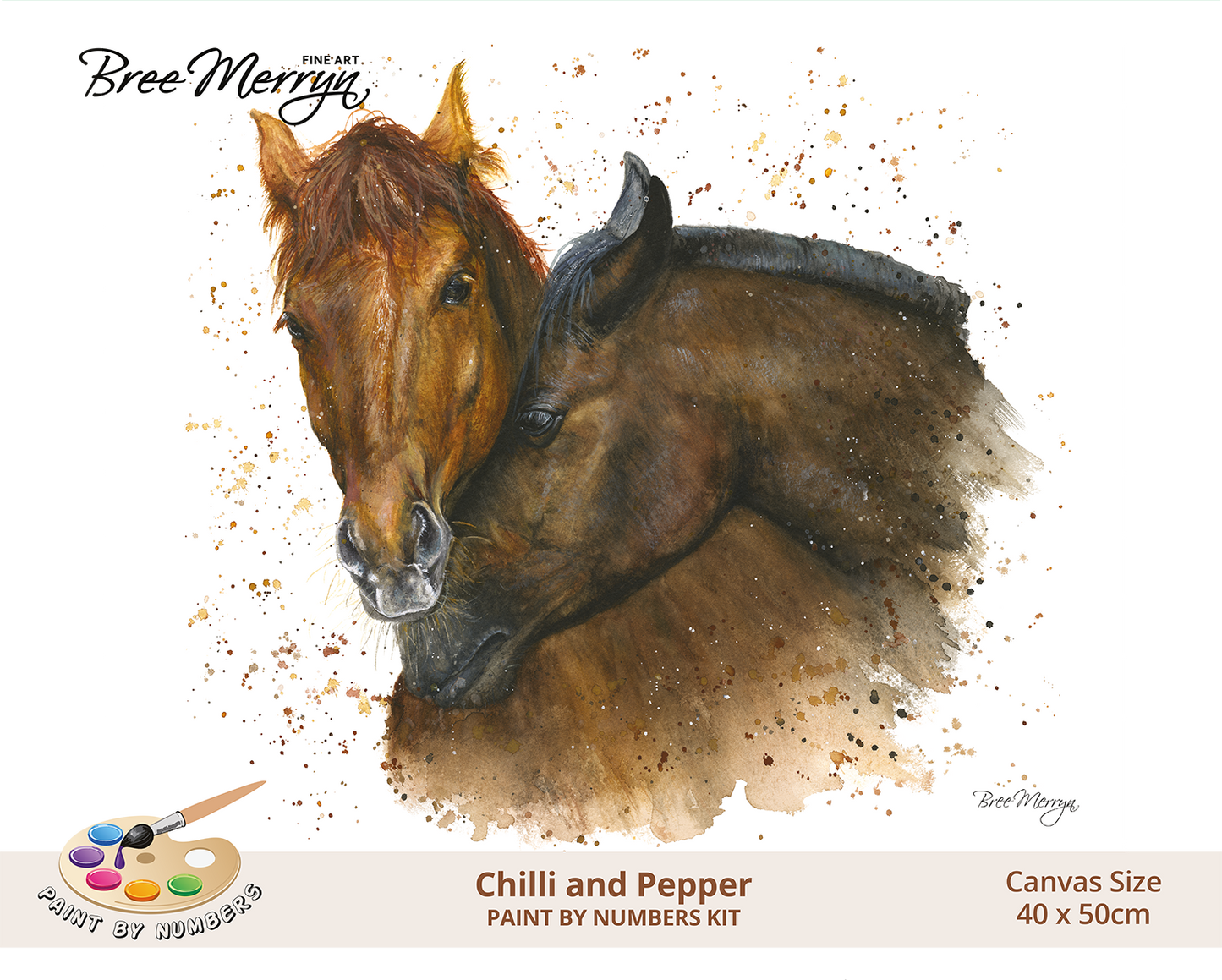 Bree Merryn Paint By Numbers 40cm x 50cm - Chilli & Pepper