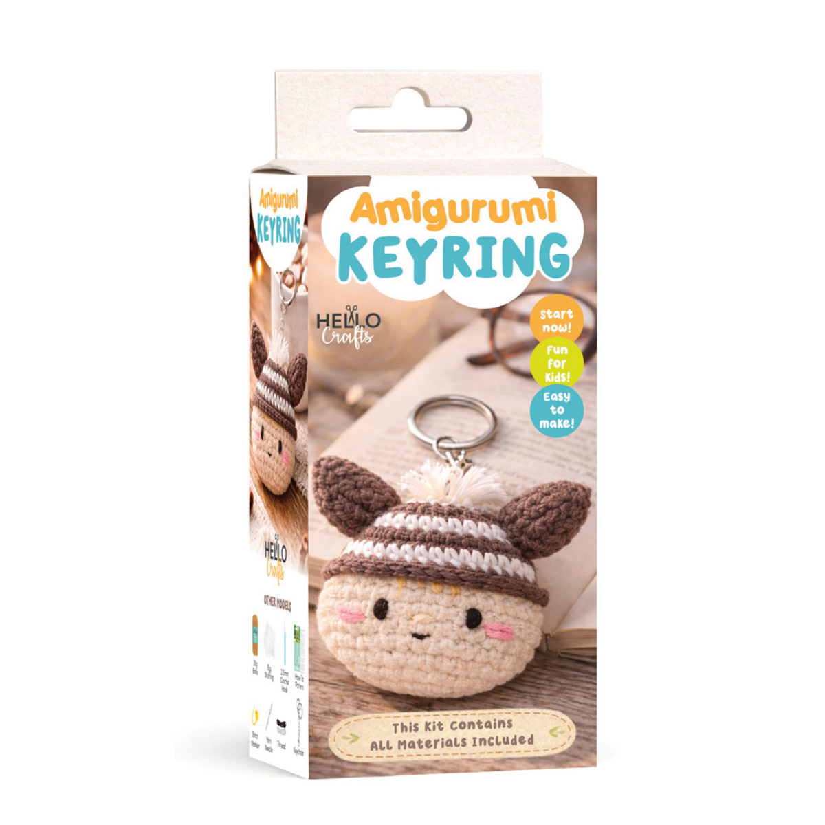 Knitty Critters Amigurumi Keyrings - ClipClop Horse