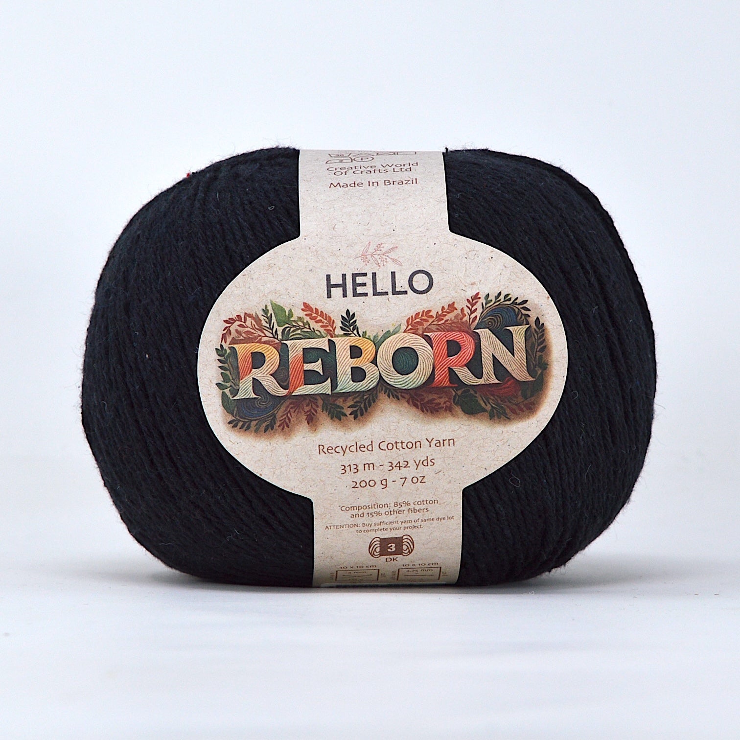 Hello Reborn 85% Recycled DK Cotton Yarn 200g