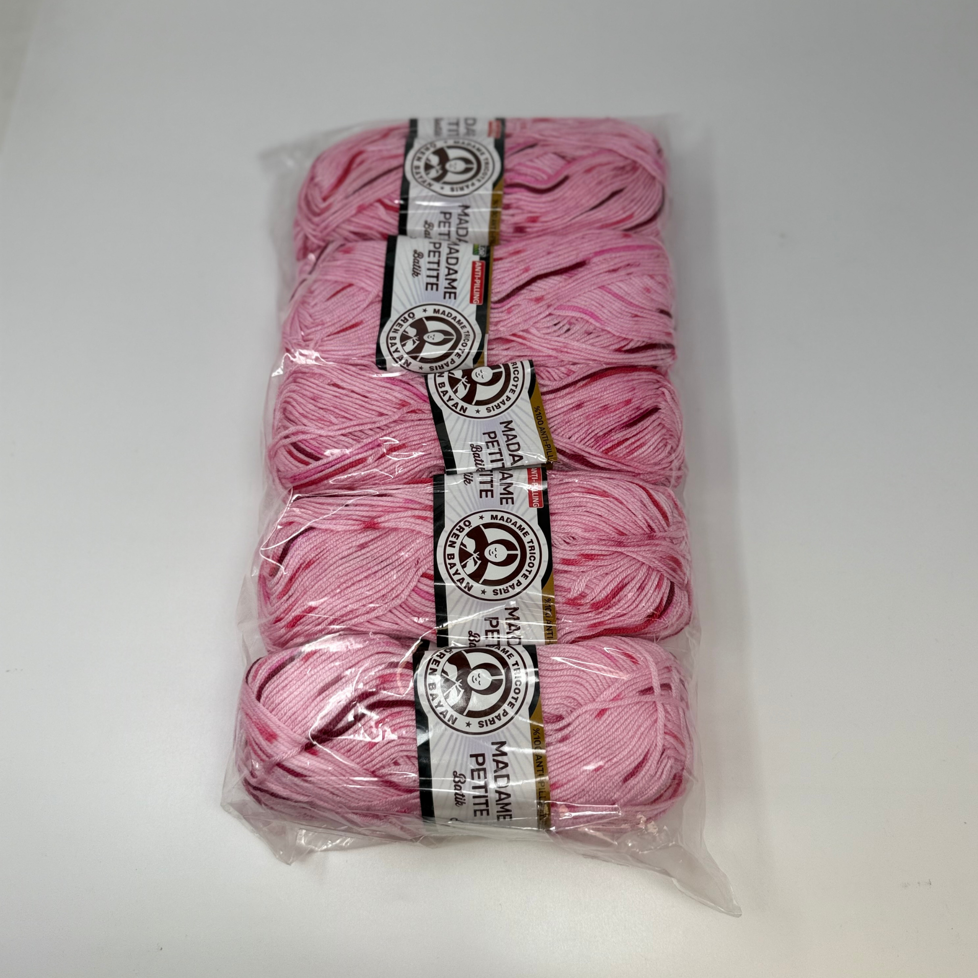PACK OF 5 Madame Petite Batik | Anti Pilling | 100g | 100% Acrylic