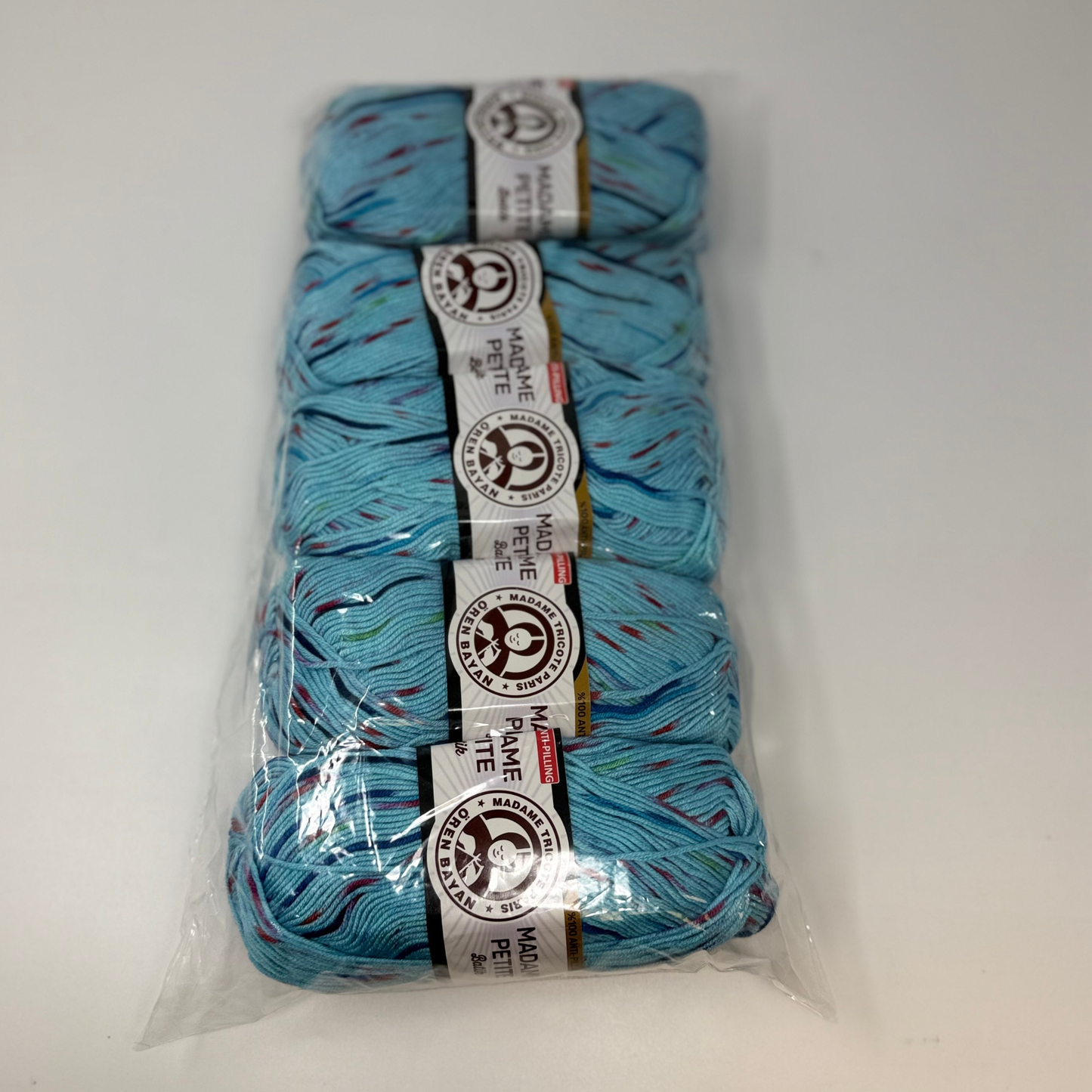 PACK OF 5 Madame Petite Batik | Anti Pilling | 100g | 100% Acrylic