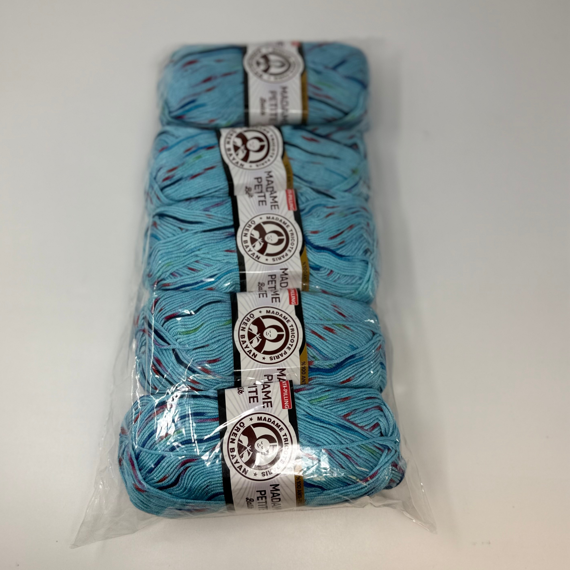PACK OF 5 Madame Petite Batik | Anti Pilling | 100g | 100% Acrylic