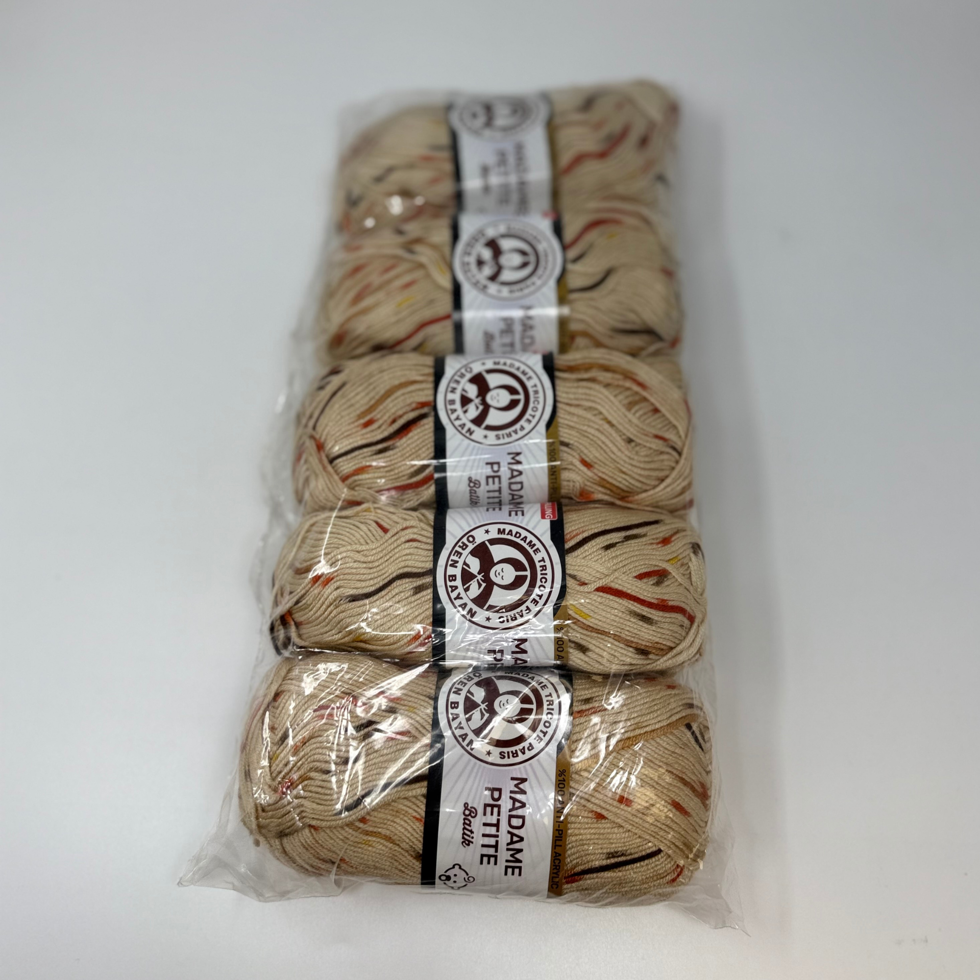 PACK OF 5 Madame Petite Batik | Anti Pilling | 100g | 100% Acrylic