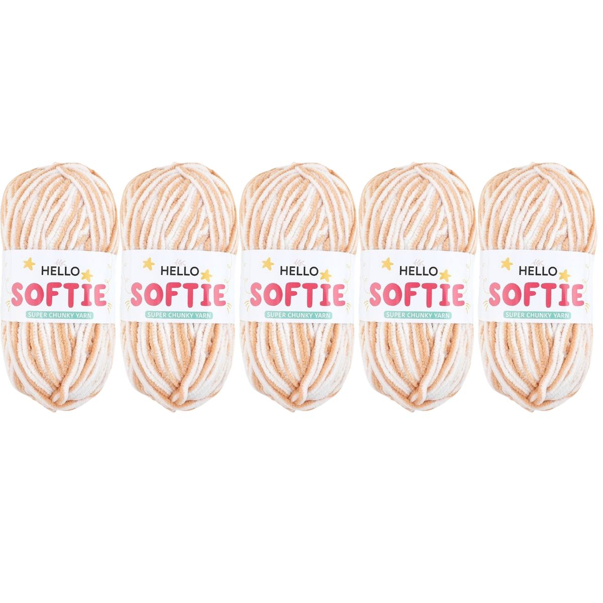 Hello Softie Ombre Super Chunky Yarn 5 x 100g