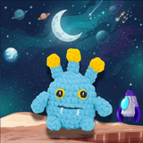 Knitty Critters Crochet Kit - Cosmic Crew - Cosmo