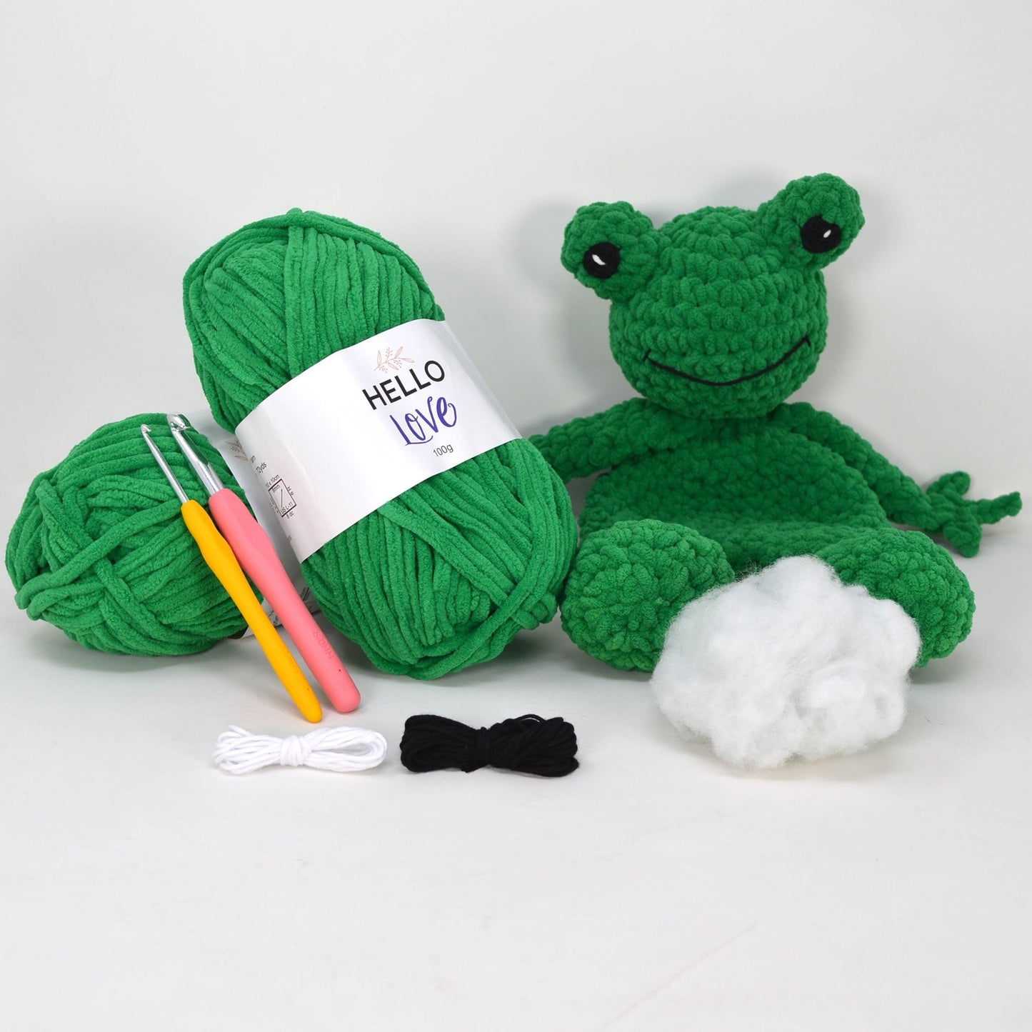 Stan Can - Snuggle Buddies - Felix Frog | Amigurumi Crochet Kit
