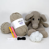 Stan Can - Snuggle Buddies - Eric Elephant | Amigurumi Crochet Kit