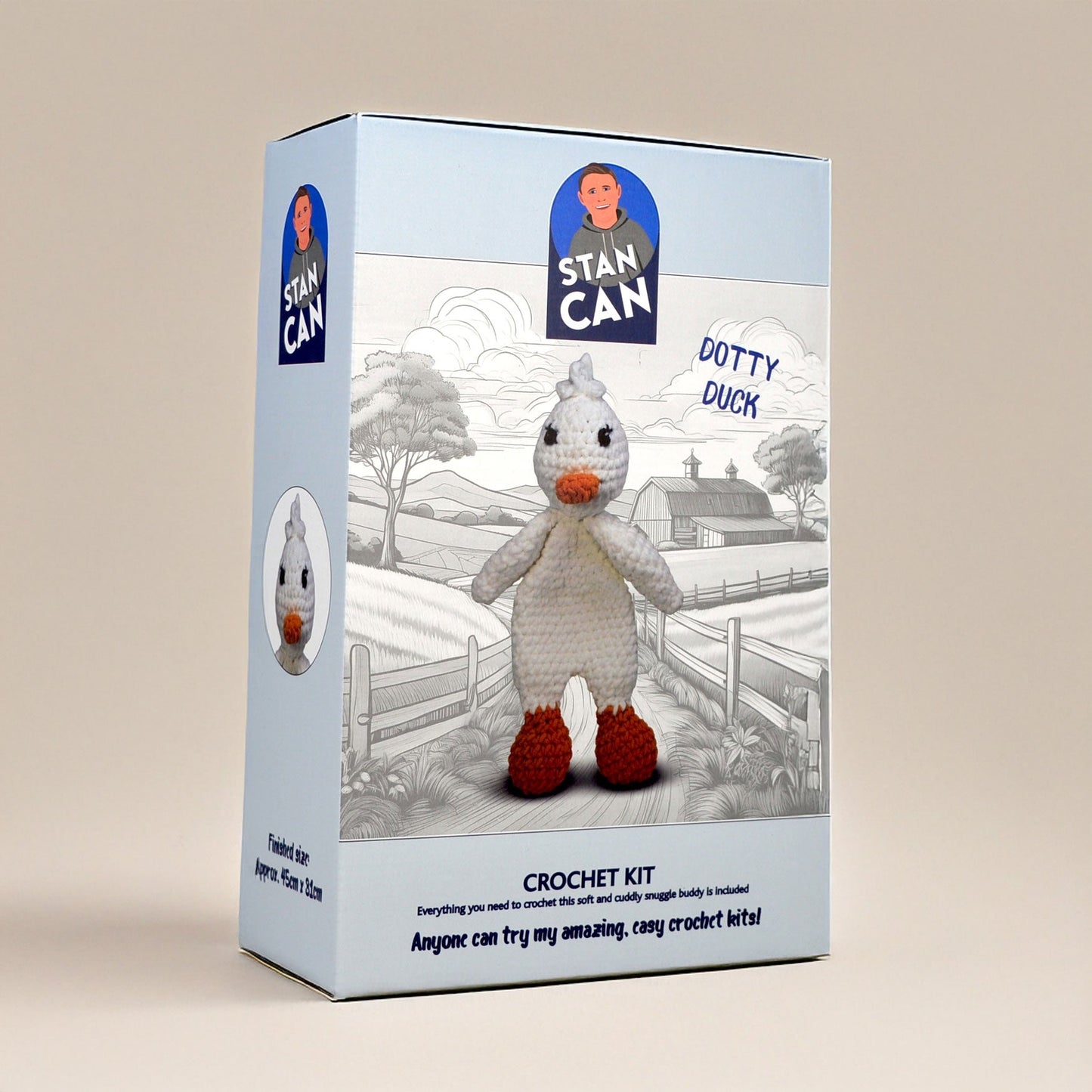 Stan Can - Snuggle Buddies - Dotty Duck | Amigurumi Crochet Kit