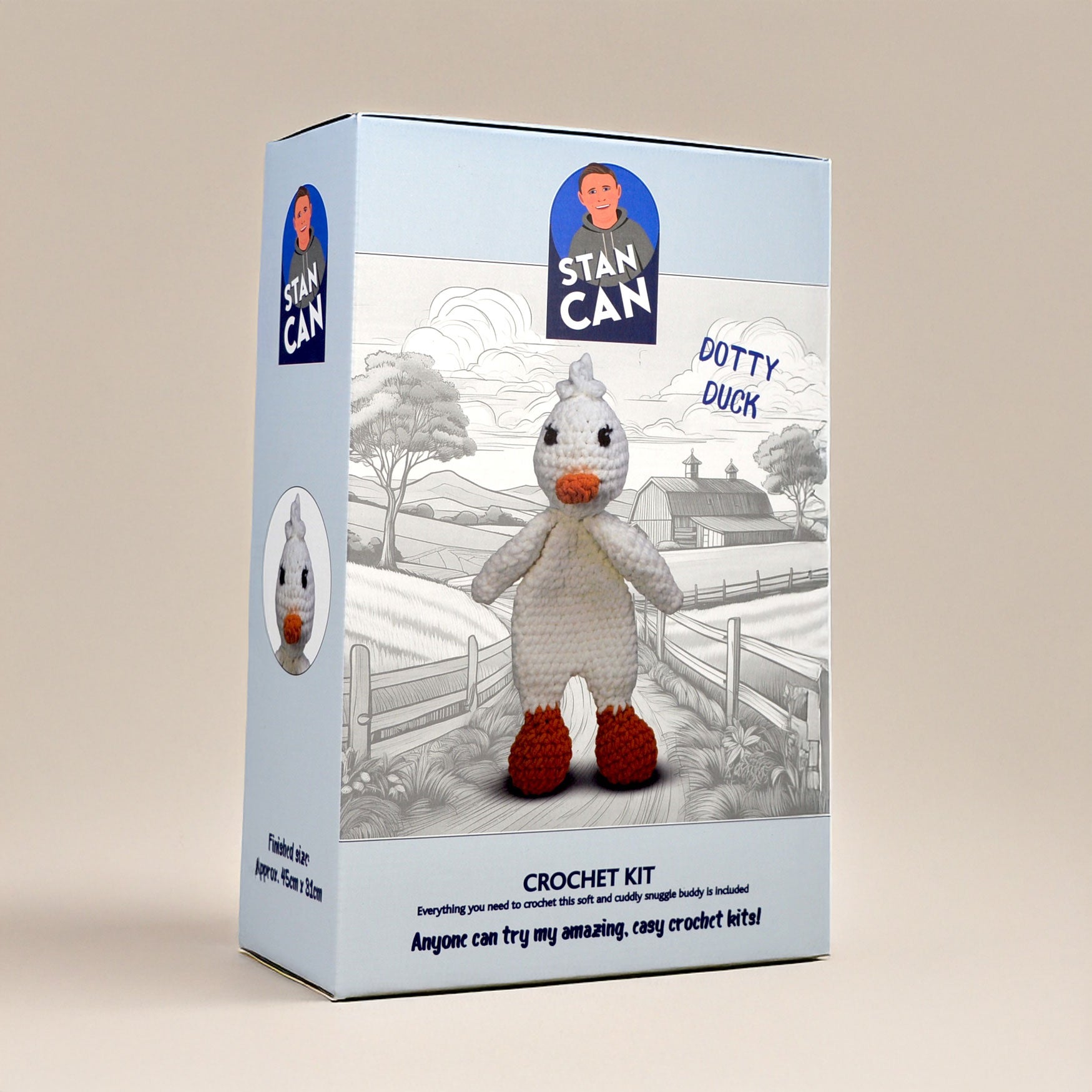 Stan Can - Snuggle Buddies - Dotty Duck | Amigurumi Crochet Kit