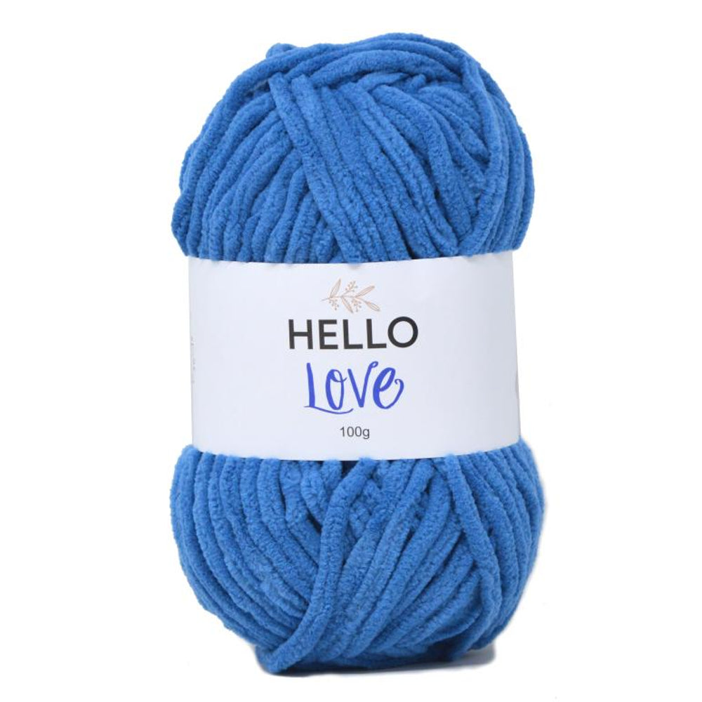 HELLO Love Super Chunky Yarn - Dark Blue