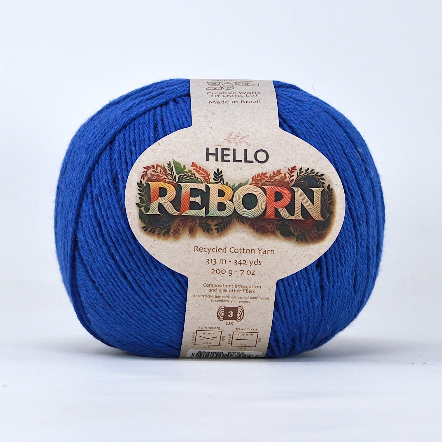 Hello Reborn 85% Recycled DK Cotton Yarn 200g