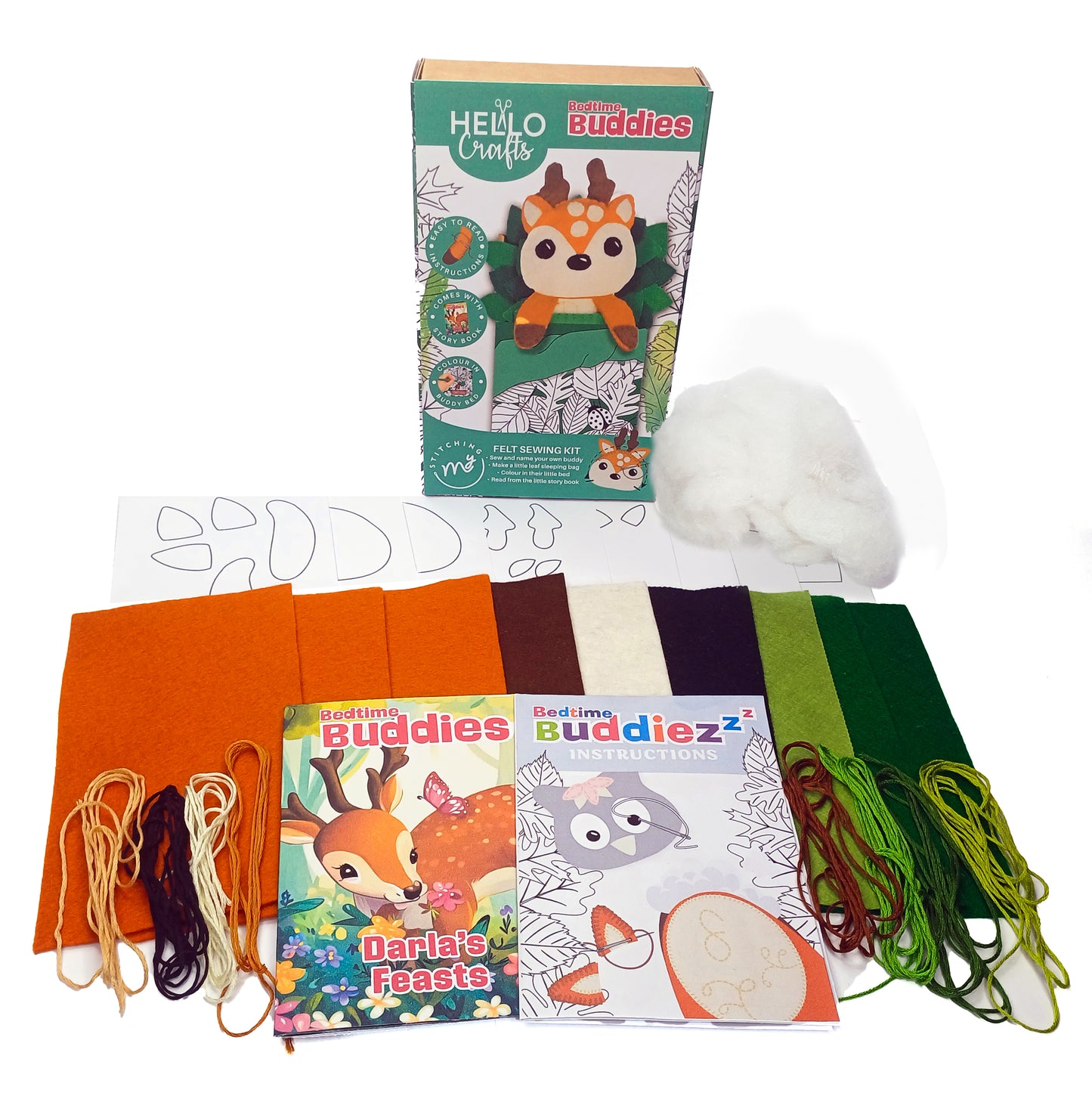 Bedtime Buddies Felt Sewing Kit - Darla the Deer