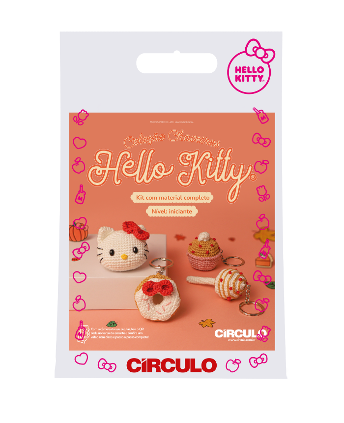 Hello Kitty Crochet Keychain Collection Kit