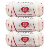 3 Pack of Red Heart All In One Flower Power Yarn 250g