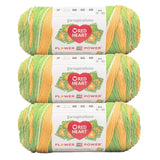 3 Pack of Red Heart All In One Flower Power Yarn 250g