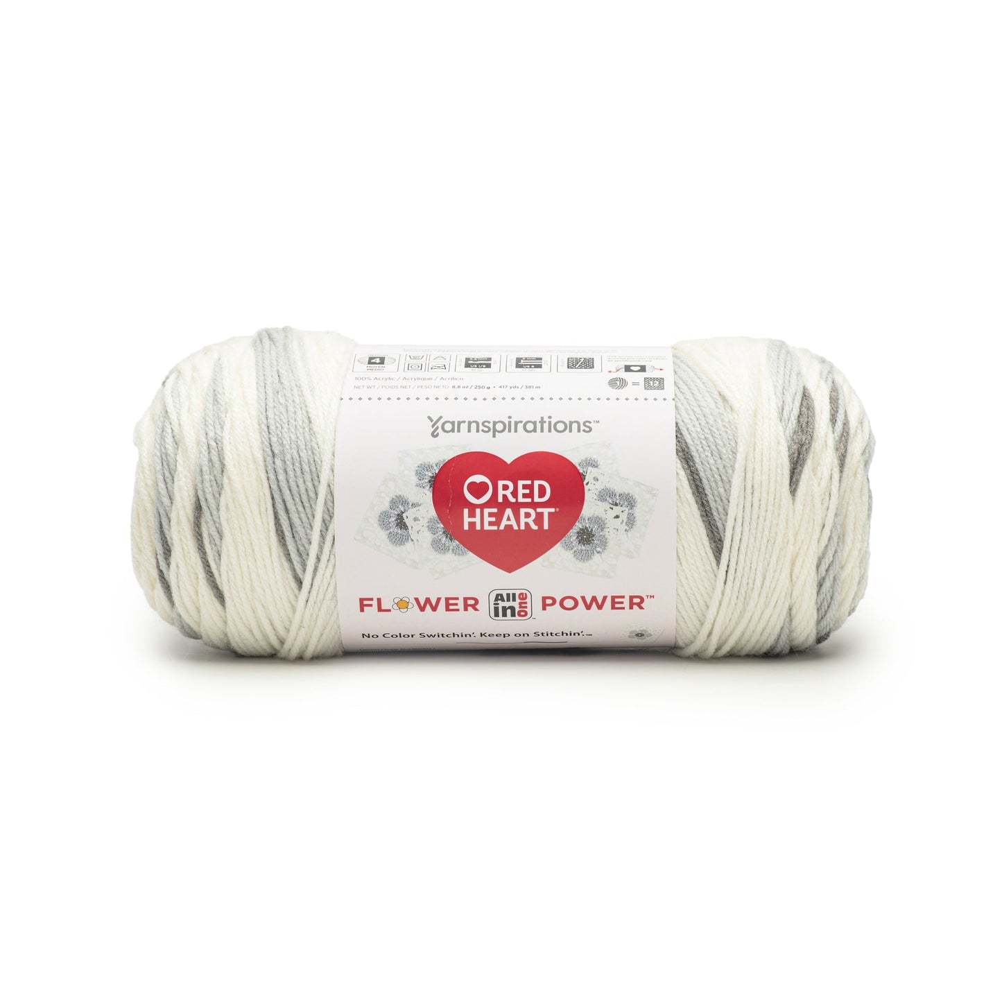 3 Pack of Red Heart All In One Flower Power Yarn 250g
