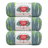 3 Pack of Red Heart All In One Flower Power Yarn 250g