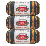 3 Pack of Red Heart All In One Flower Power Yarn 250g