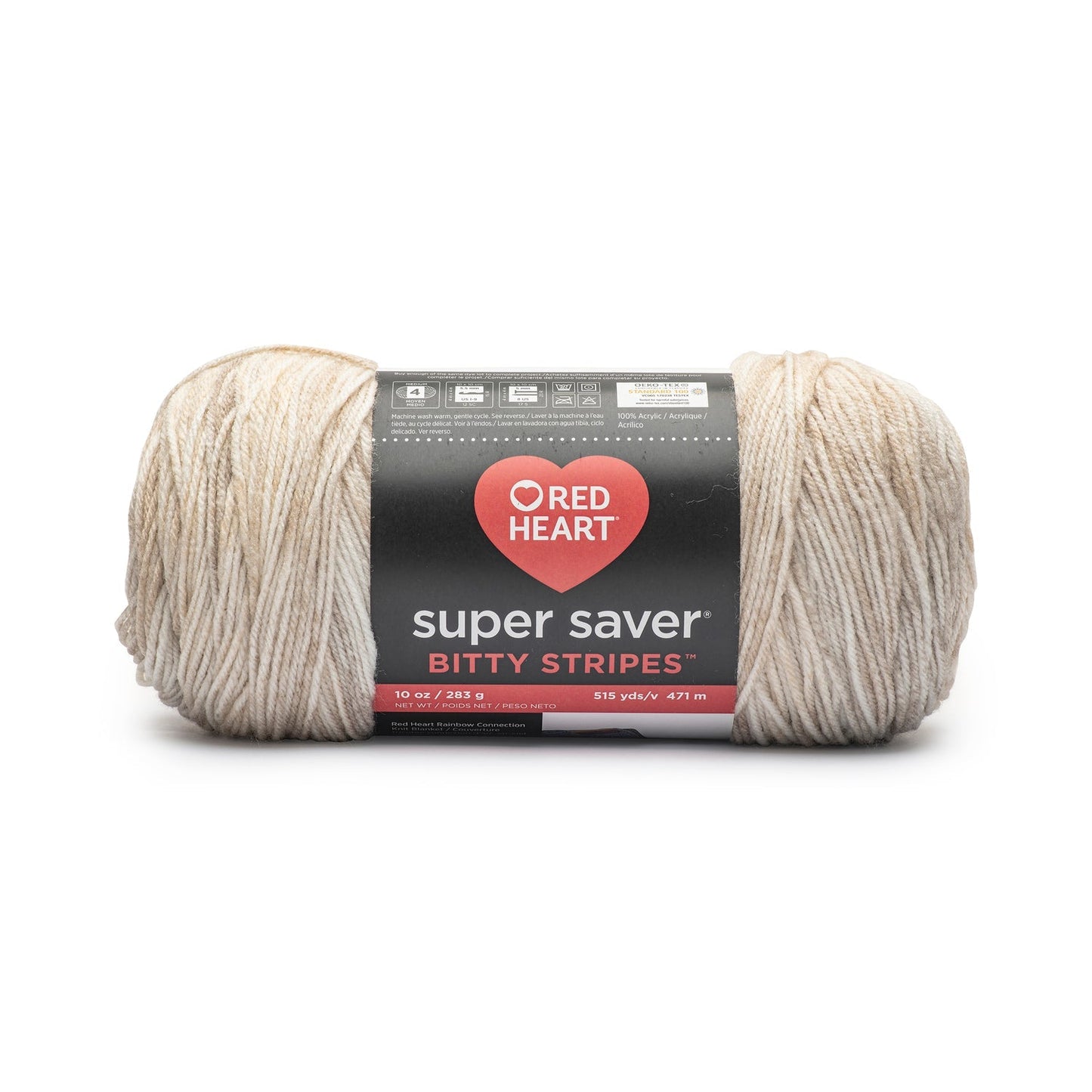Red Heart Super Saver Bitty Stripes Yarn 283g