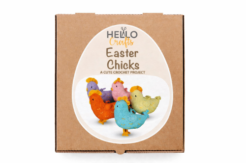 Knitty Critters Crochet Kit - Easter - Colourful Chicks