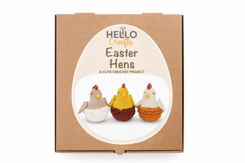 Knitty Critters Crochet Kit - Easter - Easter Hens