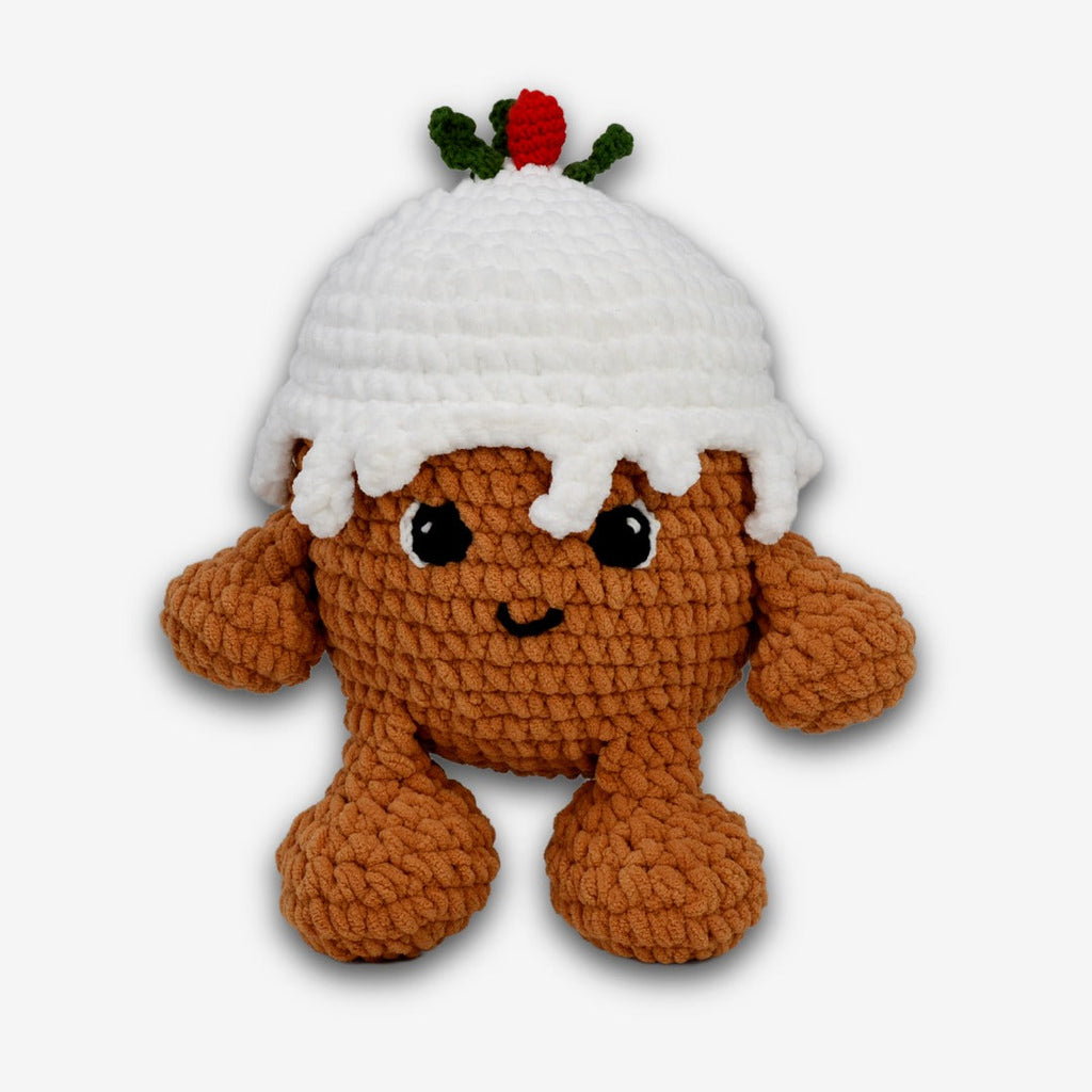 Knitty Critters - Make Christmas Crochet Kit - Figgy Pudding