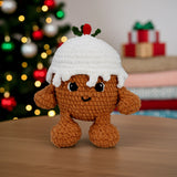 Knitty Critters - Make Christmas Crochet Kit - Figgy Pudding