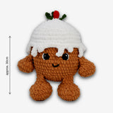 Knitty Critters - Make Christmas Crochet Kit - Figgy Pudding
