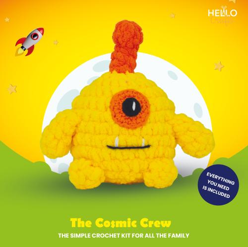 Knitty Critters Crochet Kit - Cosmic Crew - Fizz