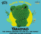 Knitty Critters - Yarnimals - Floyd The Frog | DIY Amigurumi Crochet Kit