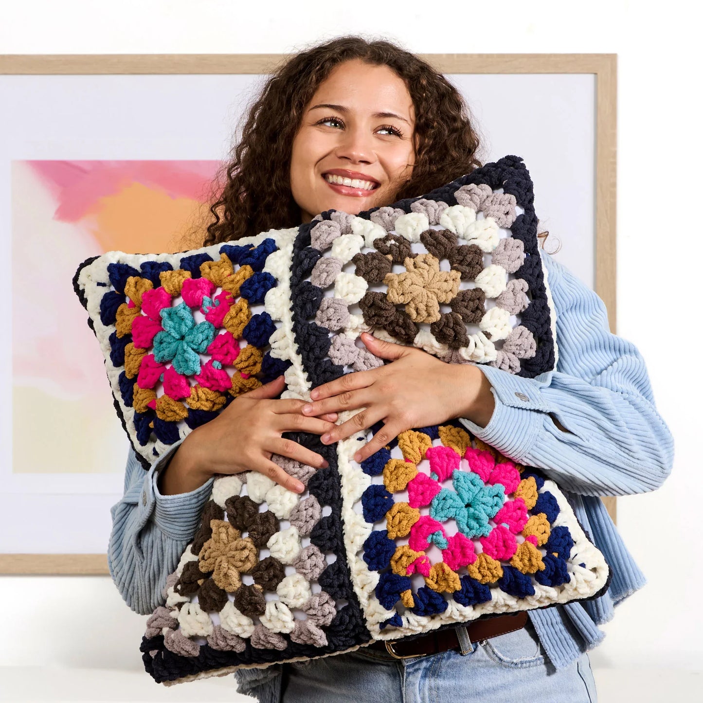 Bernat All in One Blanket Granny Square 240g