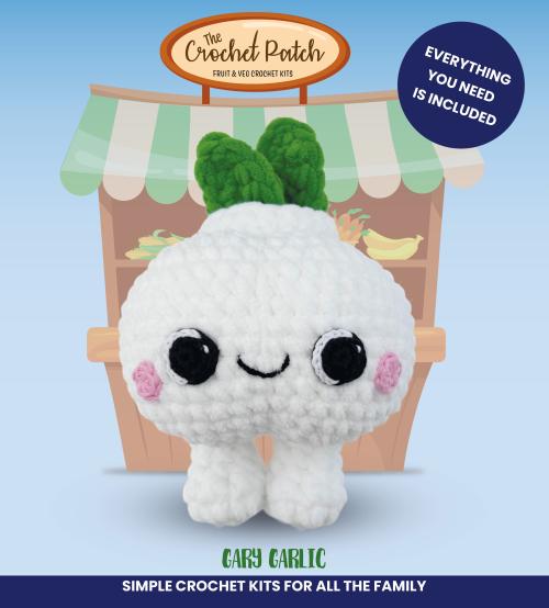Knitty Critters The Crochet Patch - Gary Garlic