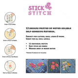 Stick & Stitch - Self Adhesive, Water Soluble Embroidery Templates - Wild Pals