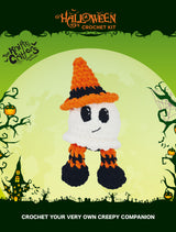 Knitty Critters - Halloween Amigurumi Crochet Kit - Ghost