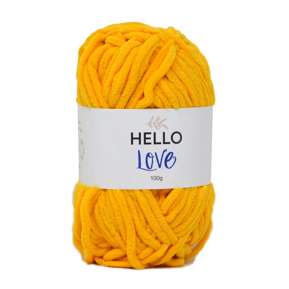 HELLO Love Super Chunky Yarn - Golden Yellow