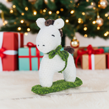 Knitty Critters - Velvet Christmas Crochet Kit - Green Rocking Horse