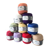 Hakelgarn Crochet Yarn 10 x 100g Balls (Assorted Colours)