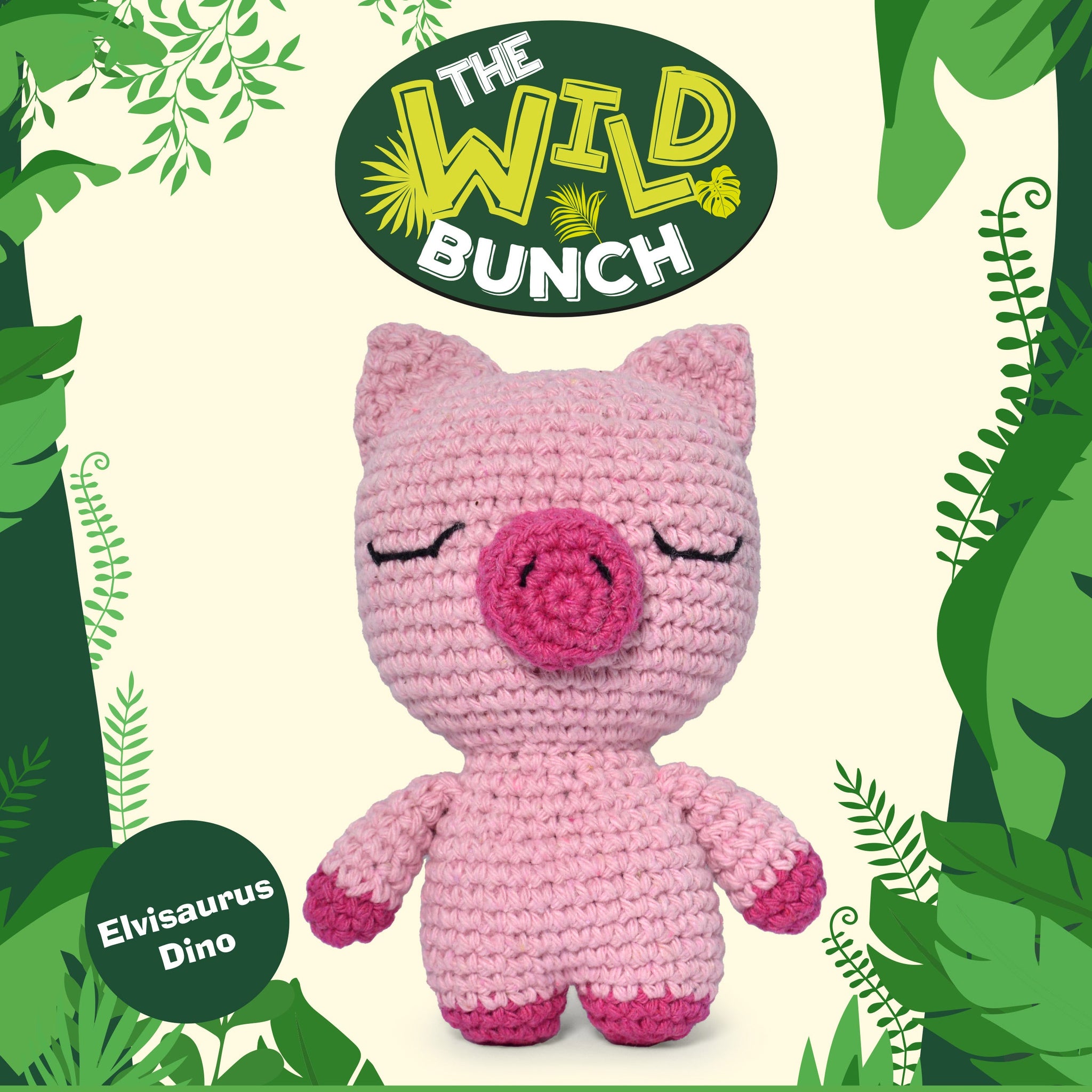 Knitty Critters - The Wild Bunch - Amigurumi Crochet Kit - Hamlet Pig