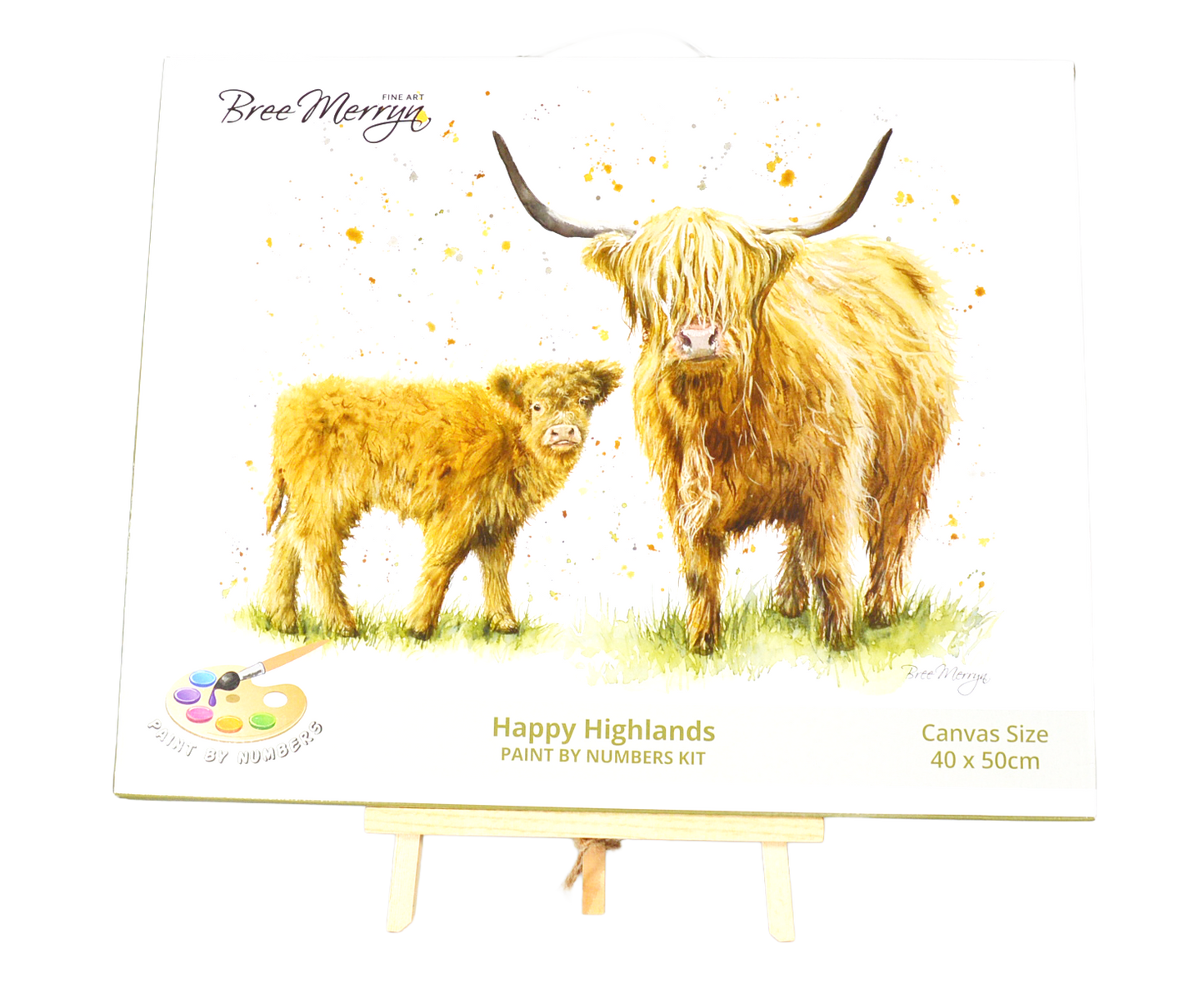 Bree Merryn Paint By Numbers 40cm x 50cm - Happy Highlands