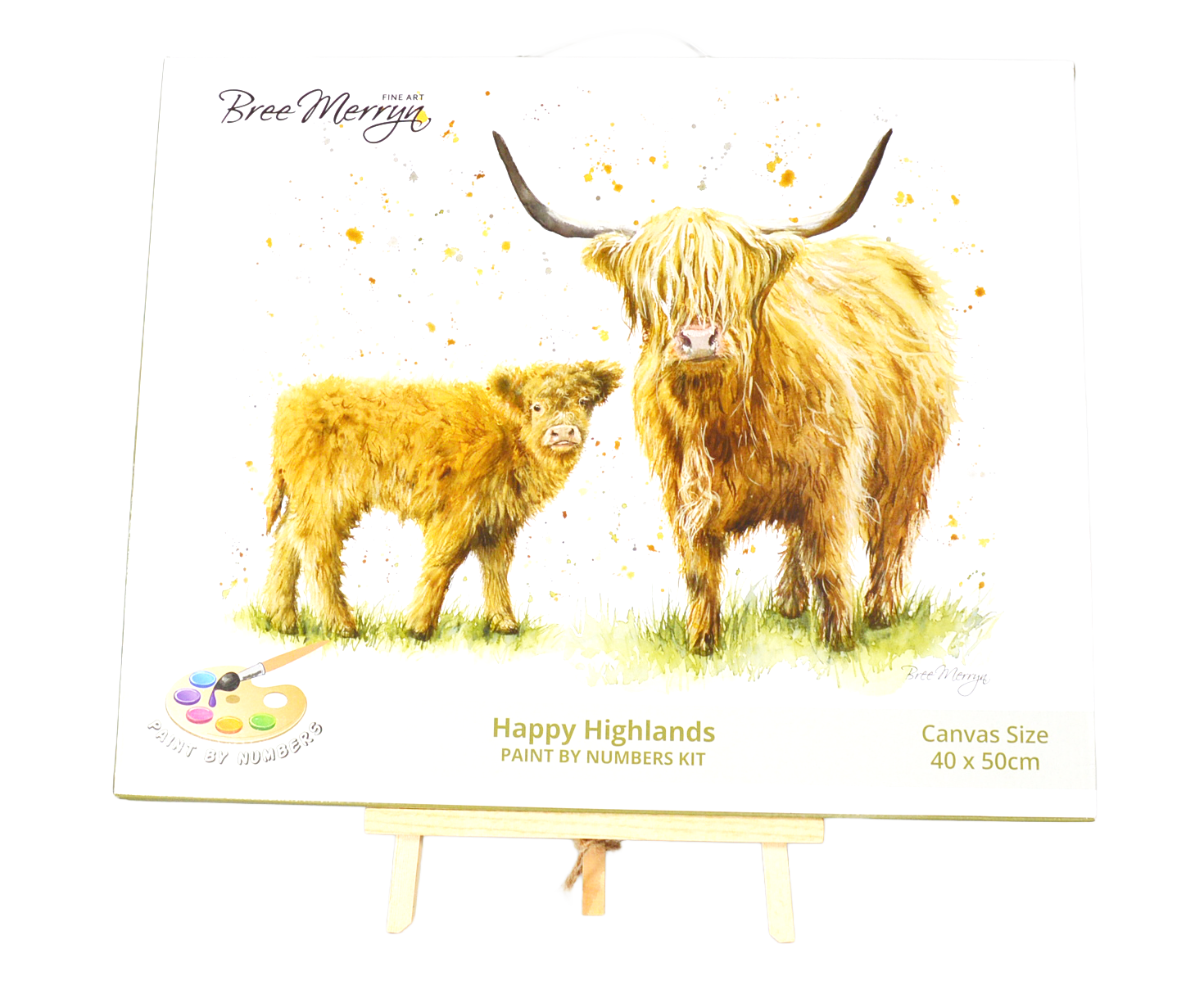 Bree Merryn Paint By Numbers 40cm x 50cm - Happy Highlands