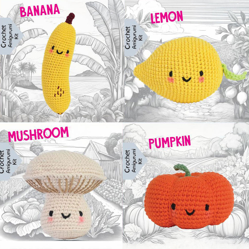 Pouch Pals Crochet Kit - Harvest Medley Bundle
