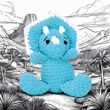 Stan Can - Dinosaur - Helen Triceratops | Amigurumi Crochet Kit