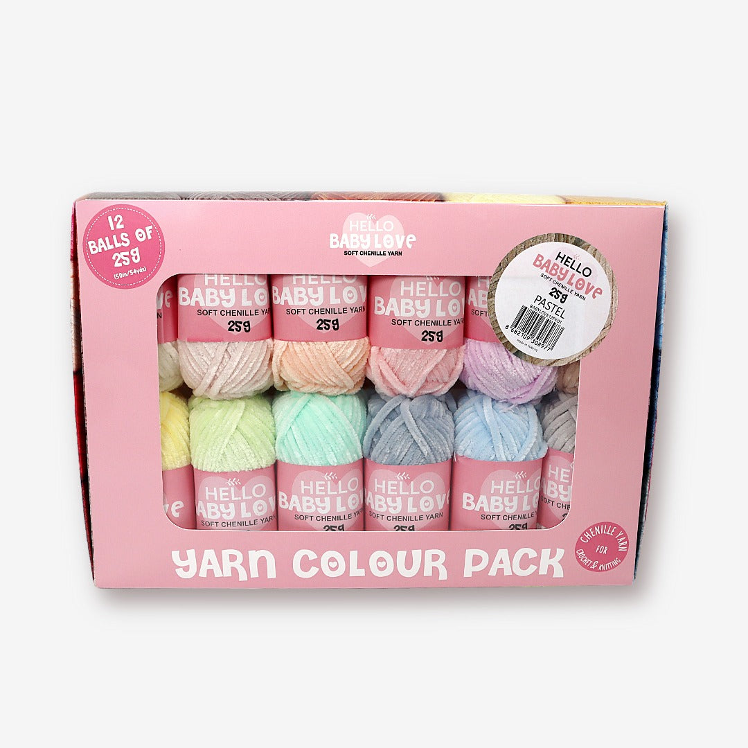 Hello Love 12 Ball Yarn Pack - PASTEL